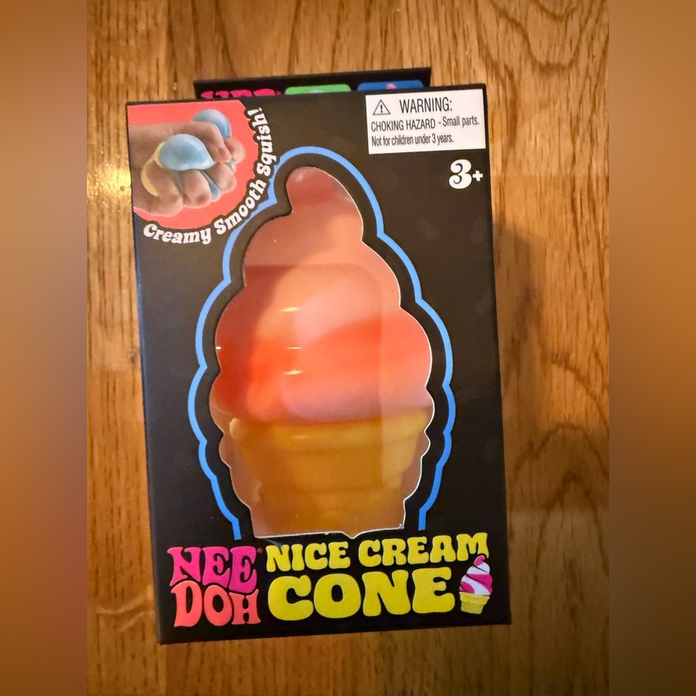 Needoh nice cream cone orange